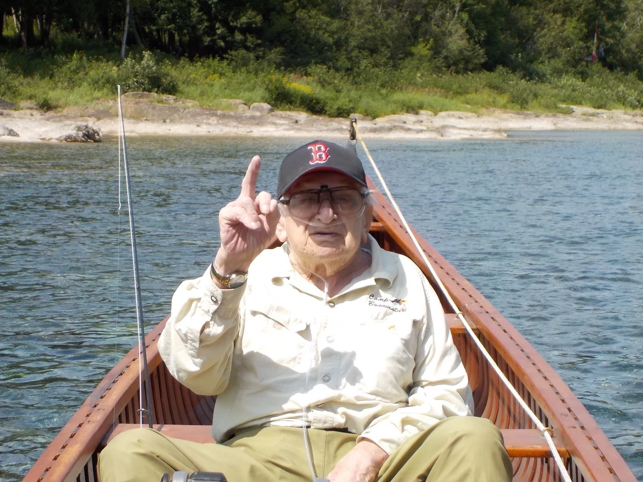 Our dear friend Phil Cattleman at 90 years young! Phil landed an nice fish but we didn't get a photo. He's booked back next year and we'll the camera ready!. Congratulations Phil, see you in 2019.