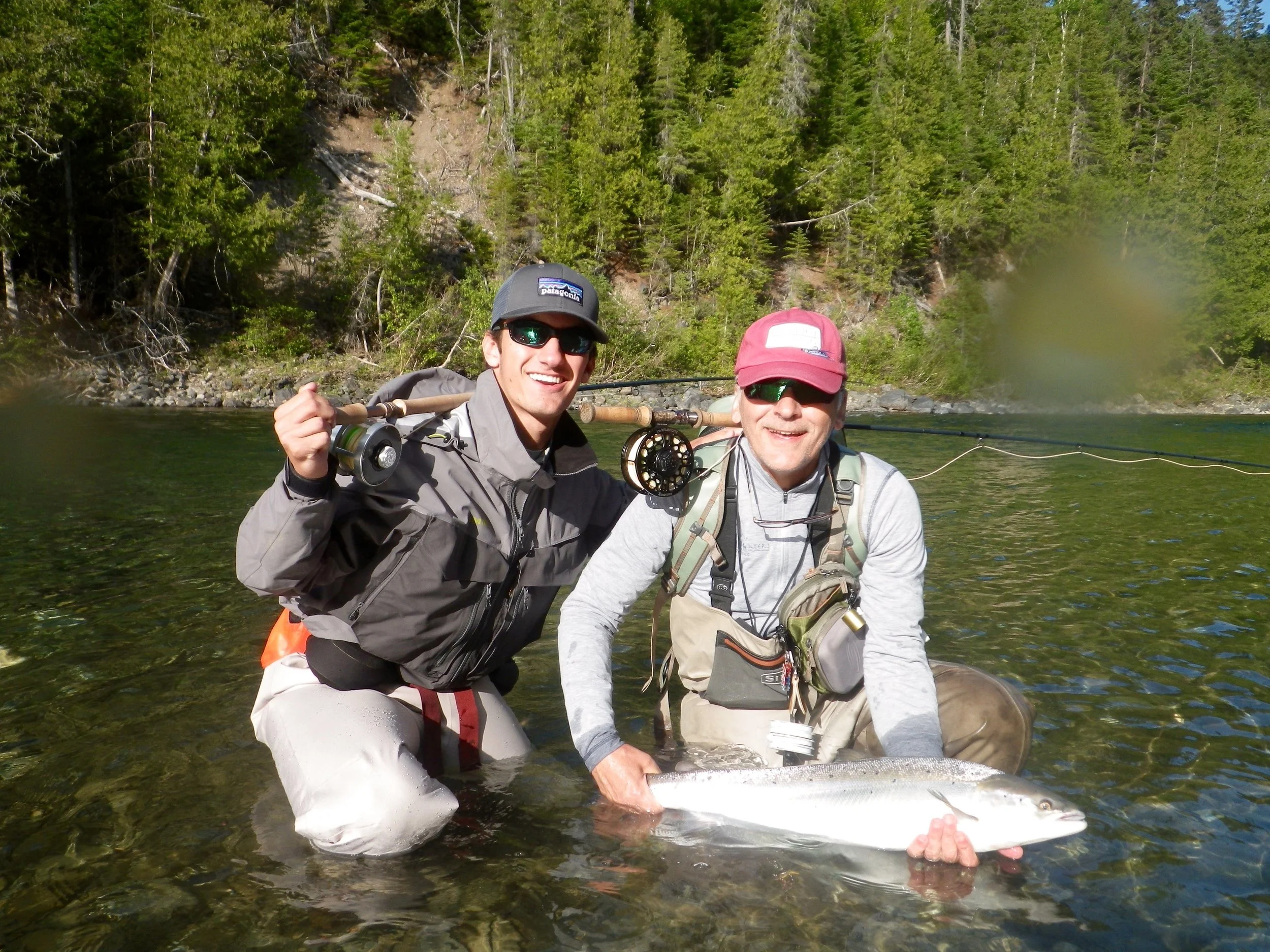 Jeff Beatrice (left) has been fishing with us for many years. This year he was joined by his son Nicholas. A great father -son team ,well done guys!