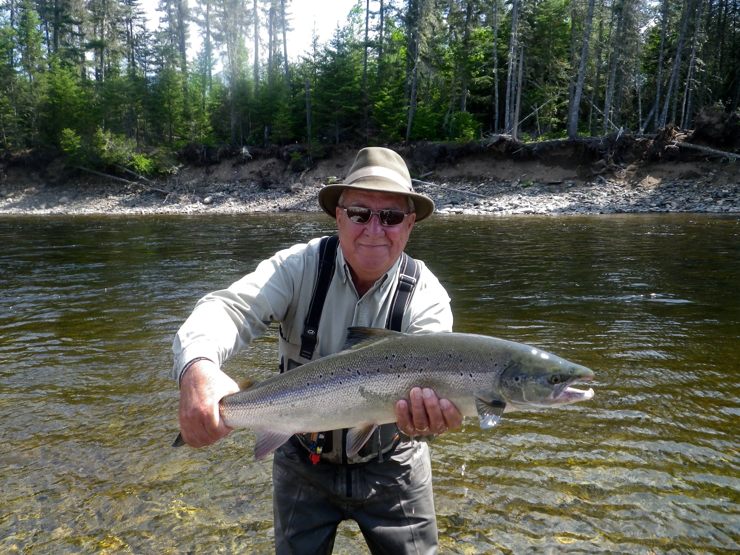 Fred Benere has been coming to Camp Bonaventure for 25 years, a great angler and good friend, congratulations Fred!