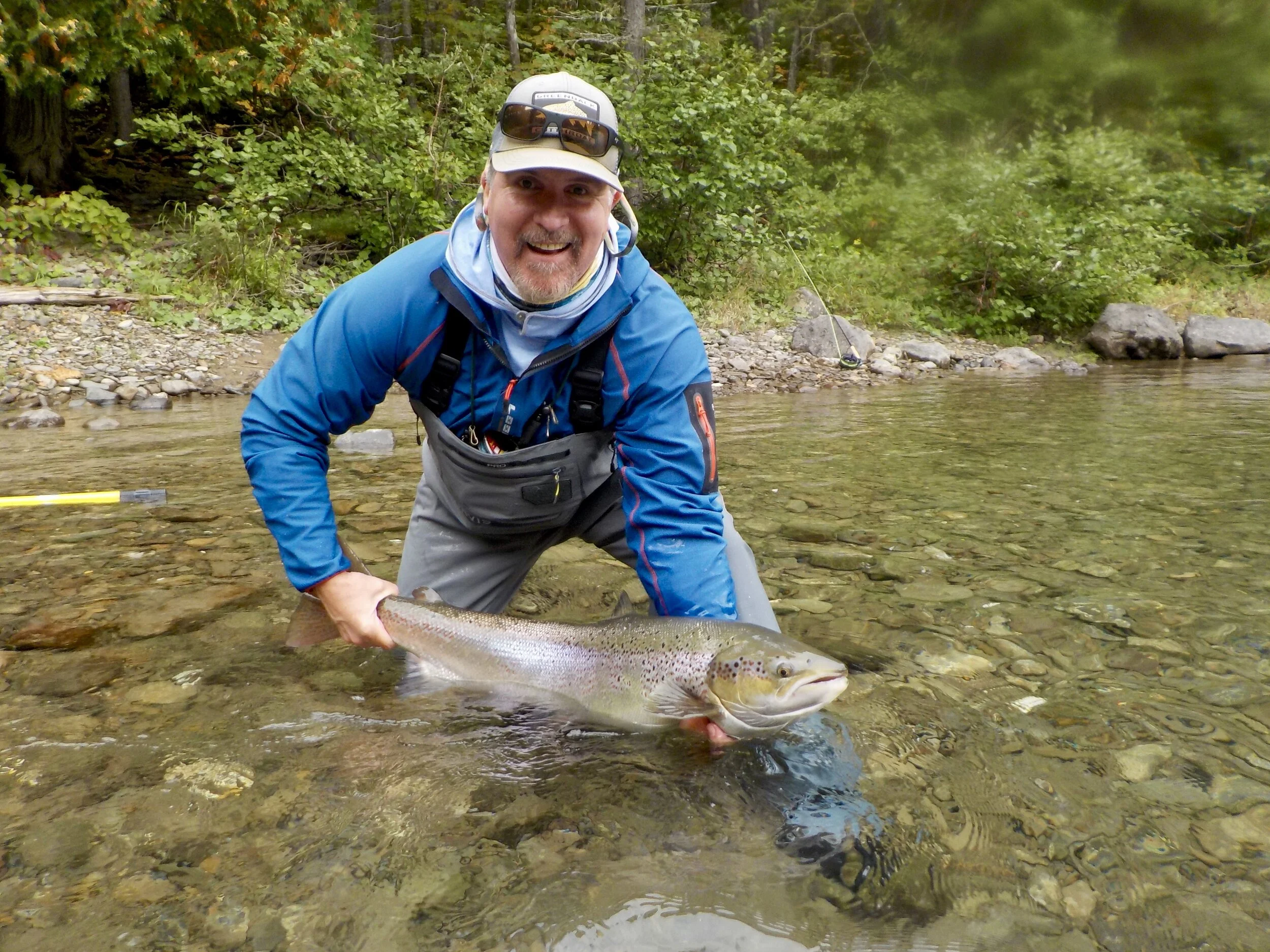 Mike Haskell landed this beauty on the Bonaventure River! Congrats Mike! Hope to see you again next year!