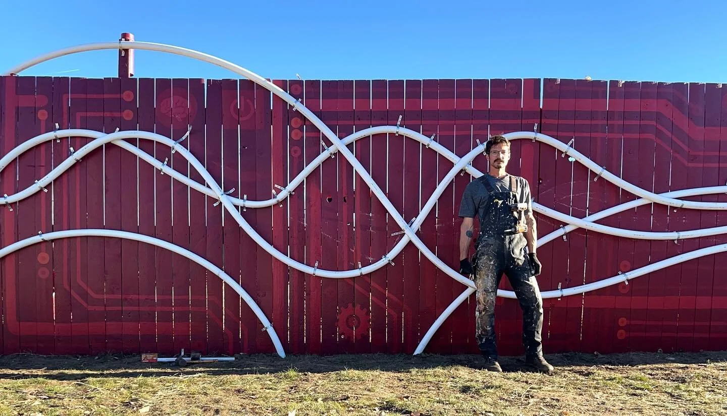 I&rsquo;ve been making some steady progress on this mural and sculpture project up in Silverthorne, CO. 🎨✨ 

Been on-site for over a month now where I&rsquo;ve been going back and forth between designing, painting, building, and engineering all the 