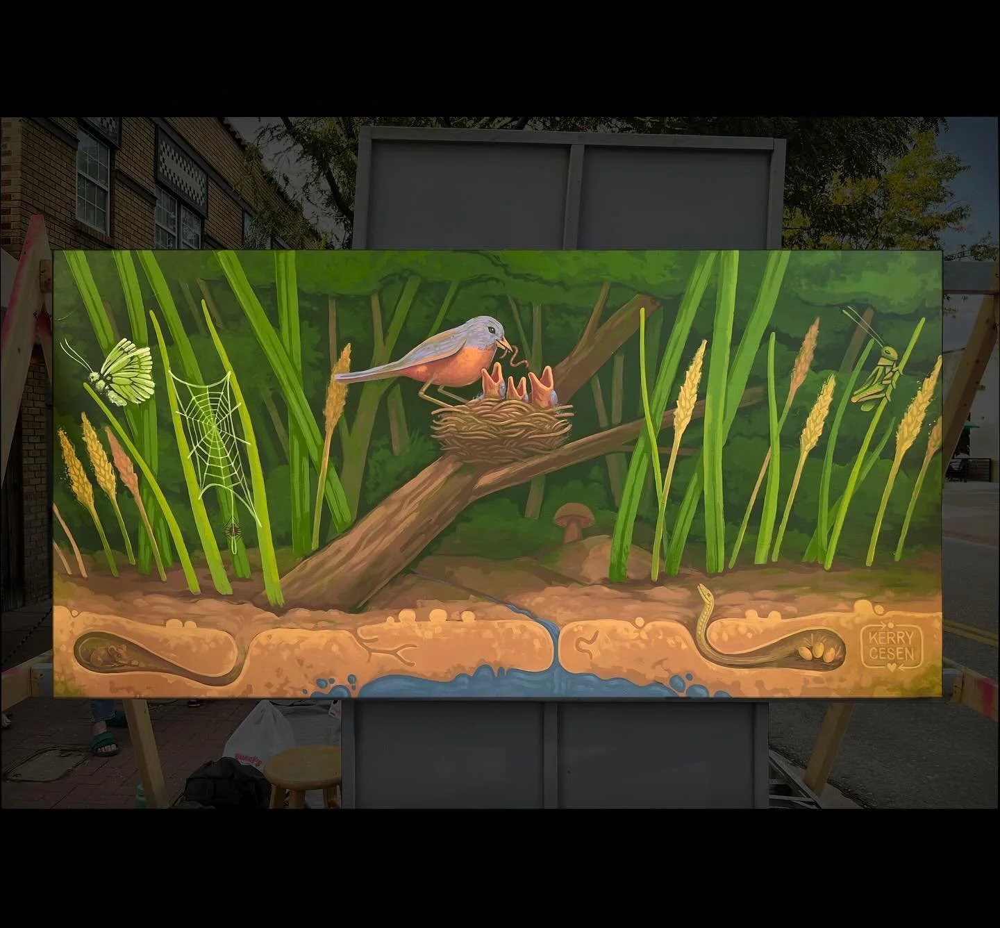 I had such a fun time painting for Old Town Arvada&rsquo;s Shindig festival!! It&rsquo;s been a long time since I painted alongside so many talented artists. I&rsquo;m just thrilled with it all.

We only had two days to paint these 4&rsquo;x8&rsquo; 