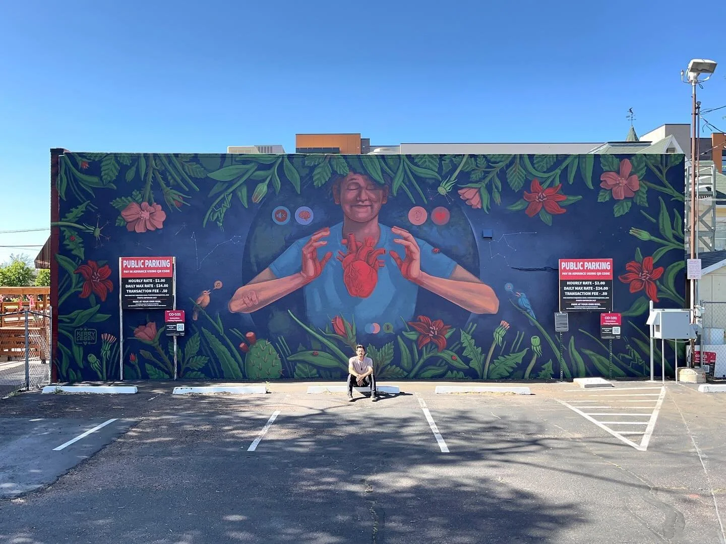 Just finished up this personal mural project in Colorado Springs over the weekend. 🎨✨

This mural is part of the 26th annual Art on the Streets exhibition, hosted by @downtown_cs showcasing a dozen new creations by muralists and sculptors from near 