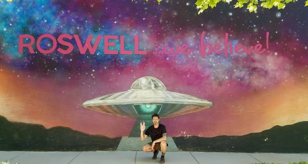 So many strange stories circulating in Roswell. 👽 🛸 ✨ I really enjoyed the UFO museum, they have a whole library dedicated to books and archives on extra-terrestrial encounters and research. Wish I had more time to pursue, but I had to get back to 