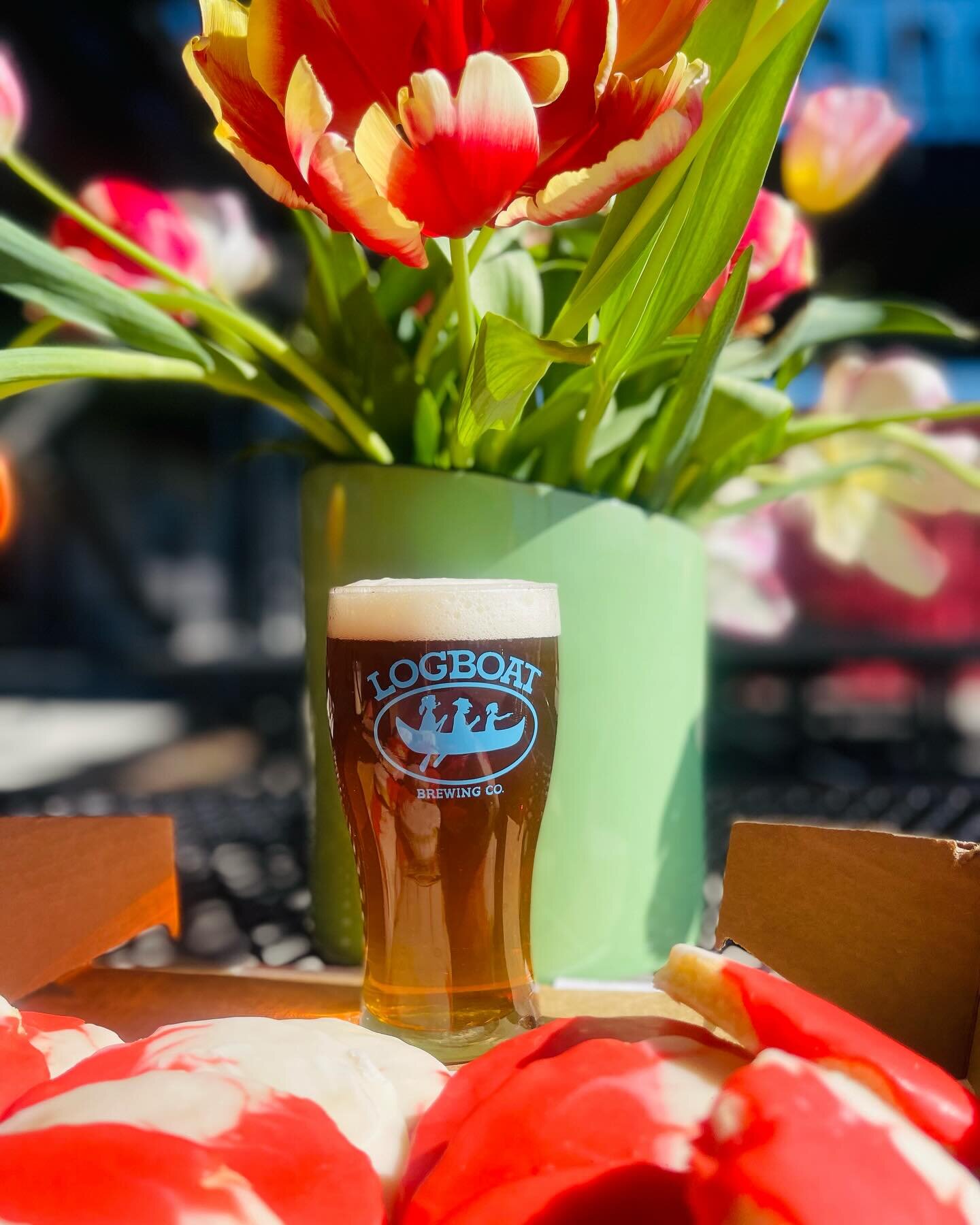 It&rsquo;s a beautiful day for a beer....and a cookie 🤩  Our wonderful neighbors @eatabeetbox whipped up some amazing sugar cookies that we want to share with you! The first 30 customers at the taproom today will enjoy one of these delightful treats