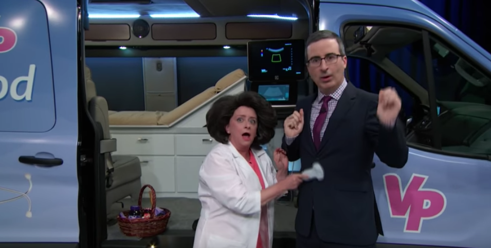 John Oliver and Rachel Dratch show just how absolutely bonkers Mobile Fake Clinics are (and highlighted the work of some #EFC members!) in this hilarious segment on Last Week Tonight !