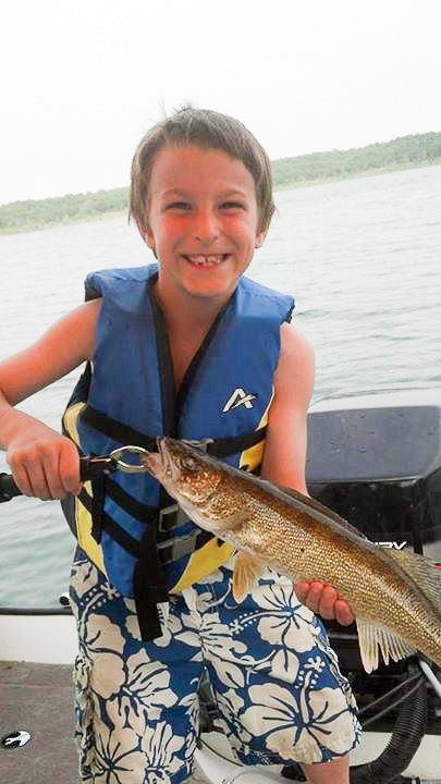 Josiah's first walleye of 2014