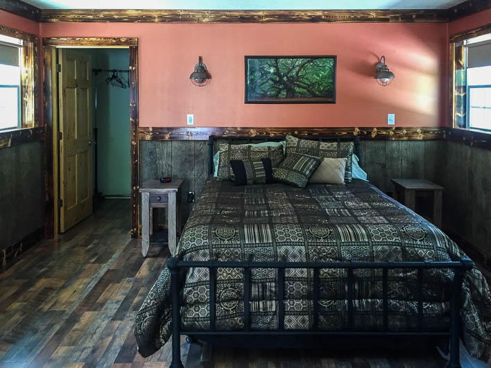 Loft bedroom at Pontiac Cove Marina