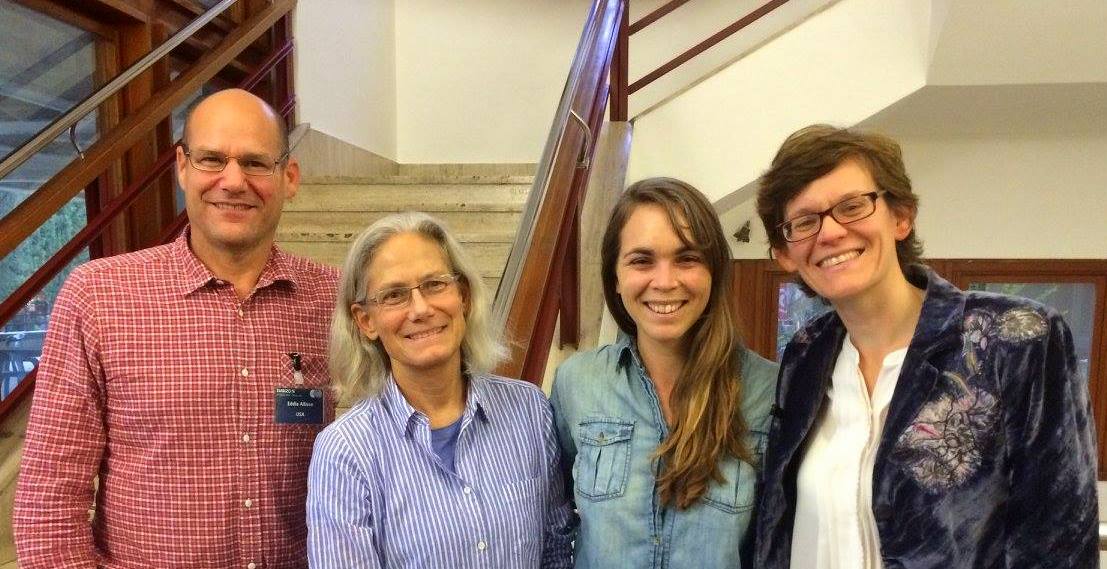 Allison, Klinger, Bassett, and Bednaršek (left to right) at IMBIZO IV.