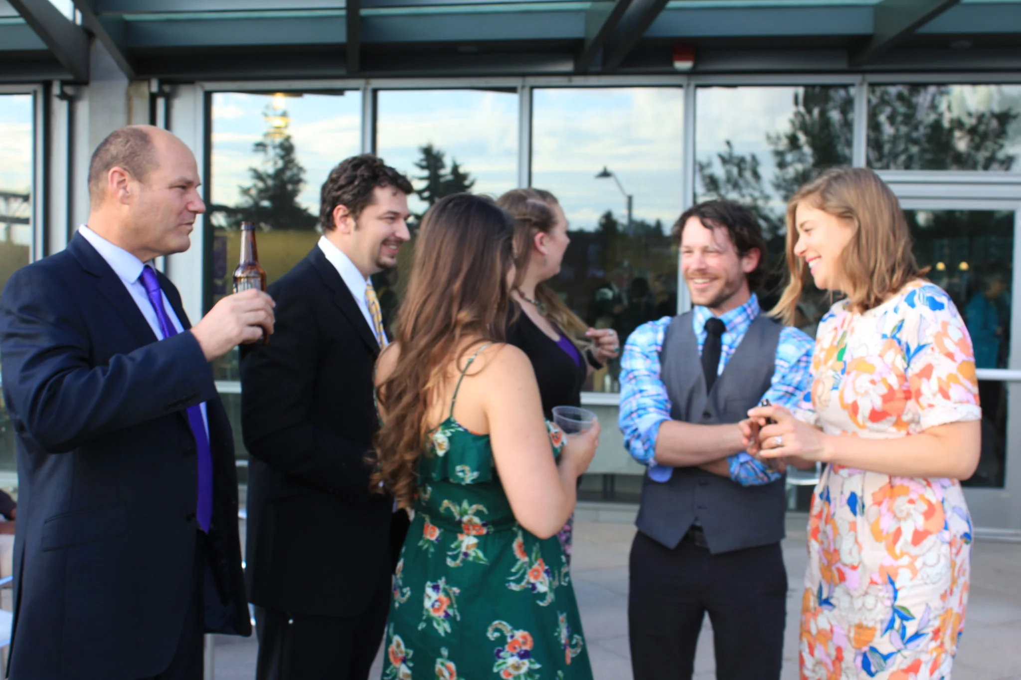 Post ceremony celebrations.