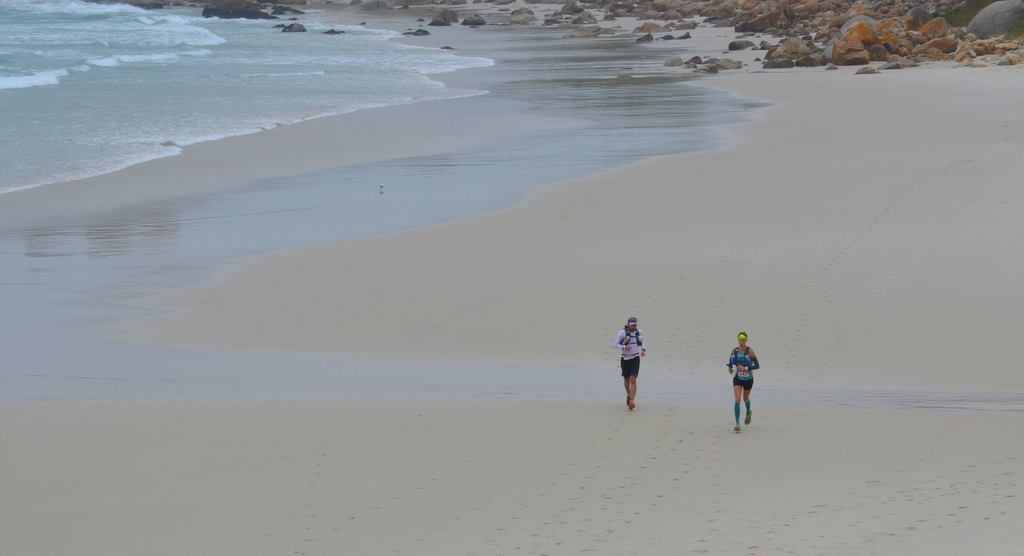 Finally able to run after 50km. Photo by Jeff Ayliffe Media.