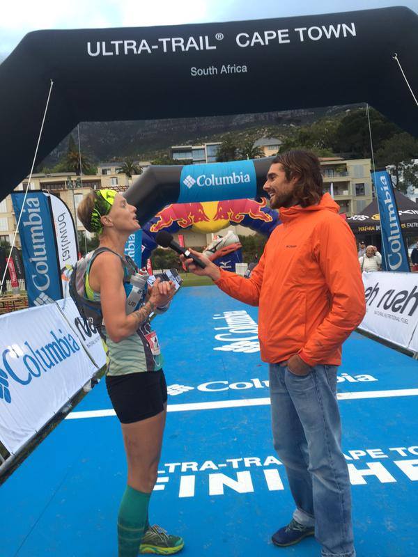 Story telling at the finish line. Photo by UTCT.