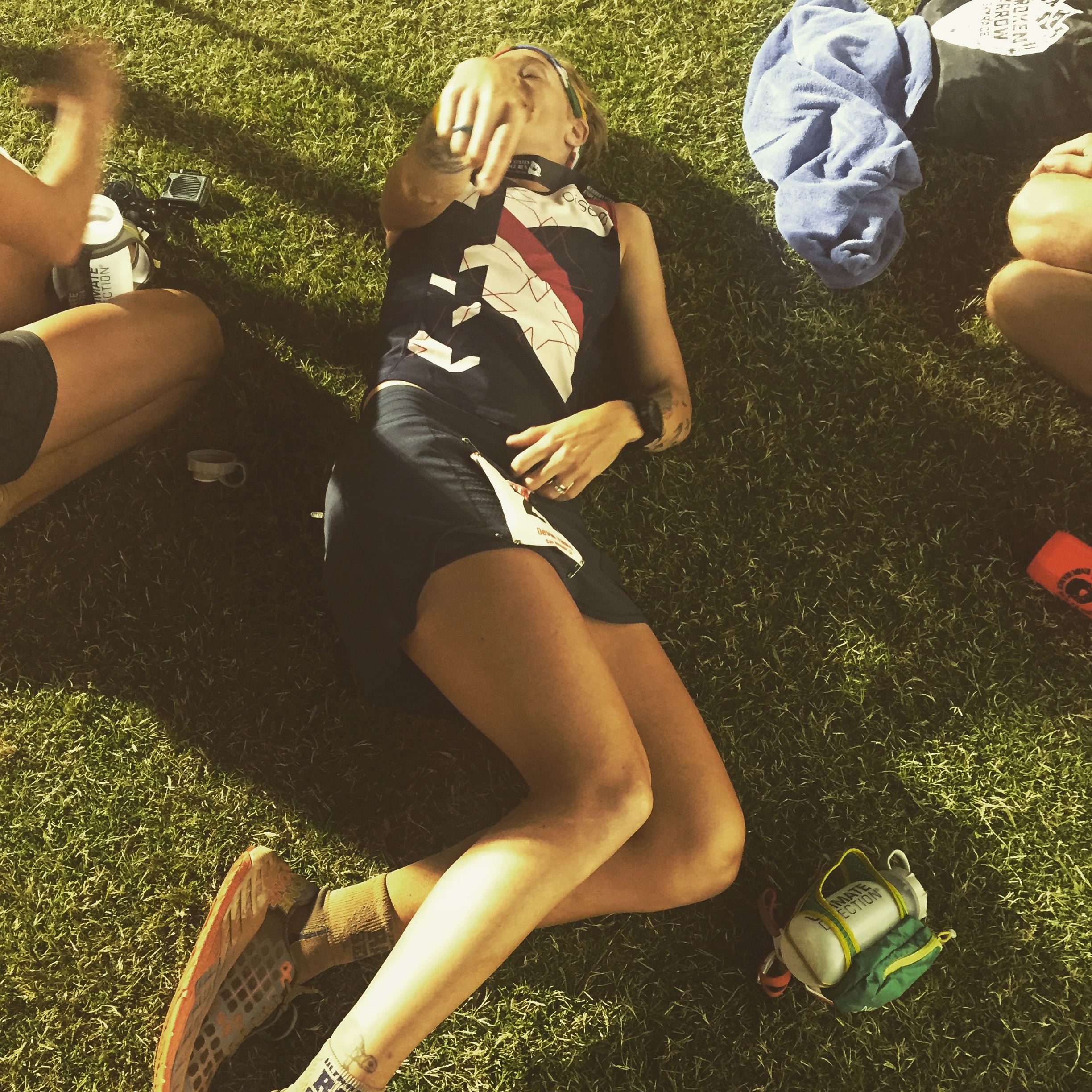 I only ever want to be laid out by giving it my all, not by getting ill.