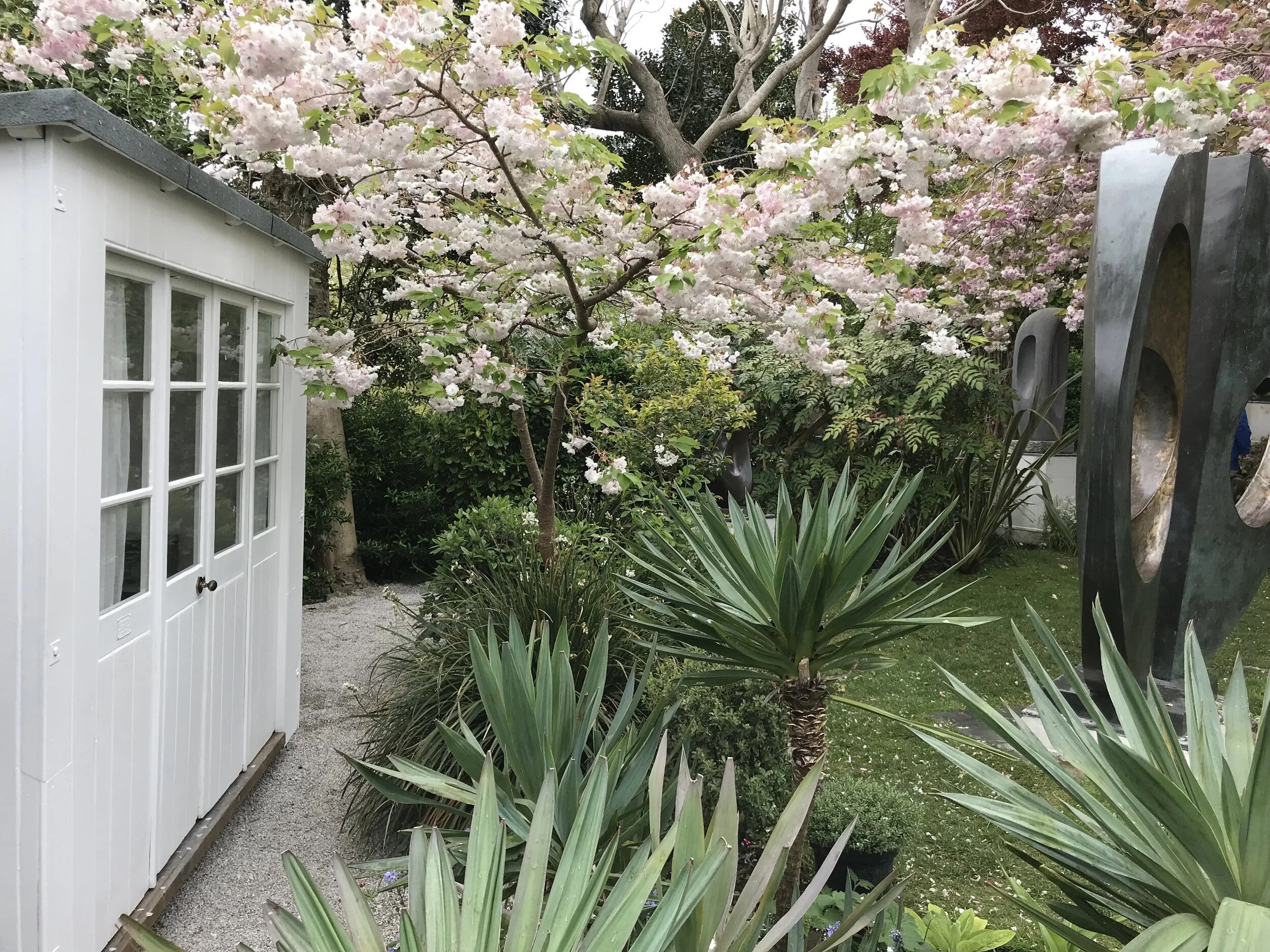 The Head Gardener of The Barbara Hepworth Sculpture Garden Cornwall