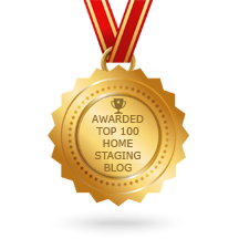 Named one of the Top 100 Home Staging Blogs on the Planet by Feedspot.