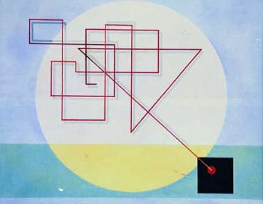 Emil Bisttram "Projection no.10" Geometric Abstraction