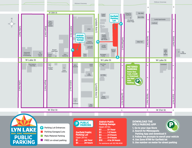 Zone Parking, On-street Parking, Garage and Lot Parking