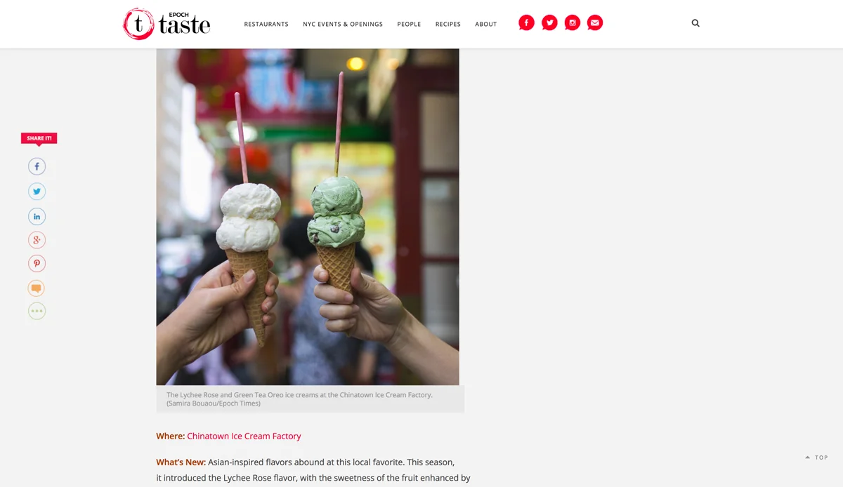 Manhattan’s East Side Harbors an Ice Cream Wonderland