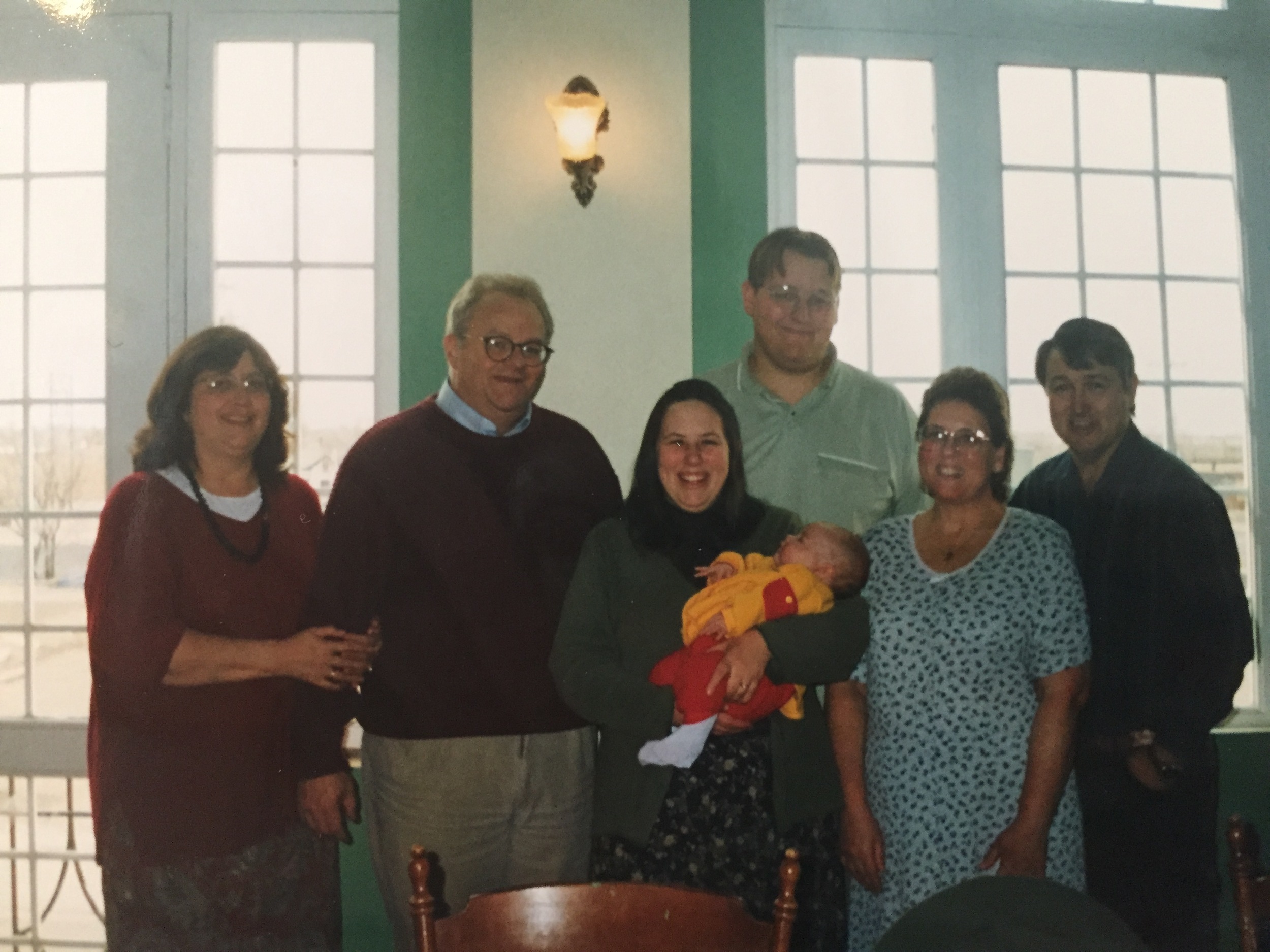  James, Lucy, and I with James's parent's Don and Diana Lane and my parents Hollis and Carol Upchurch.