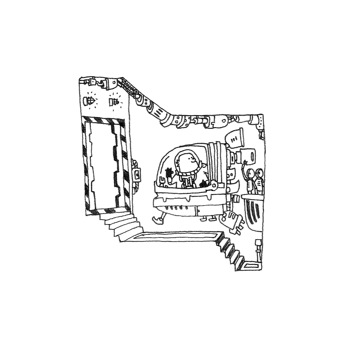 Day 54: The Robot Interns Set Oiulok Free