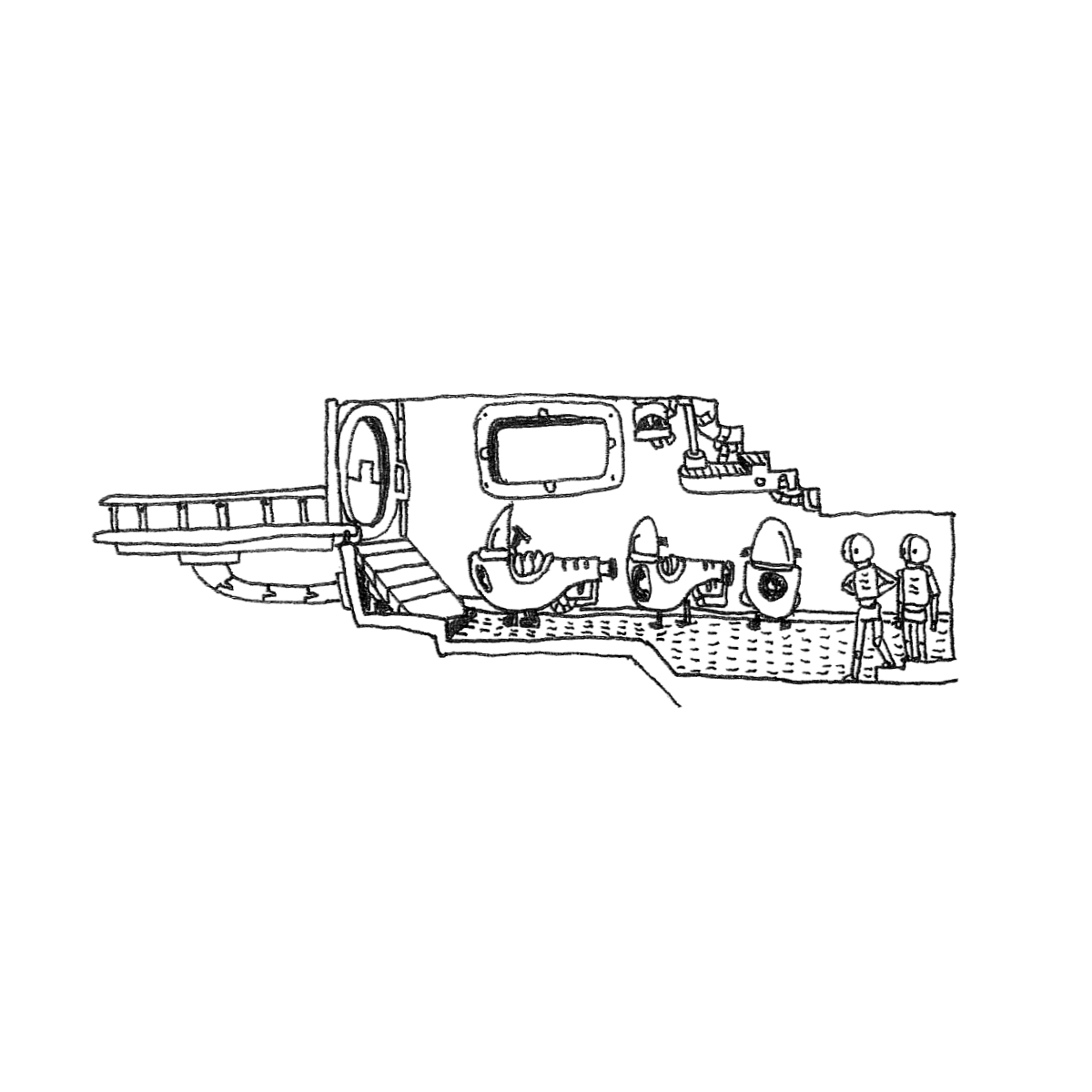 Day 68: Robot Interns in the Docking Bay