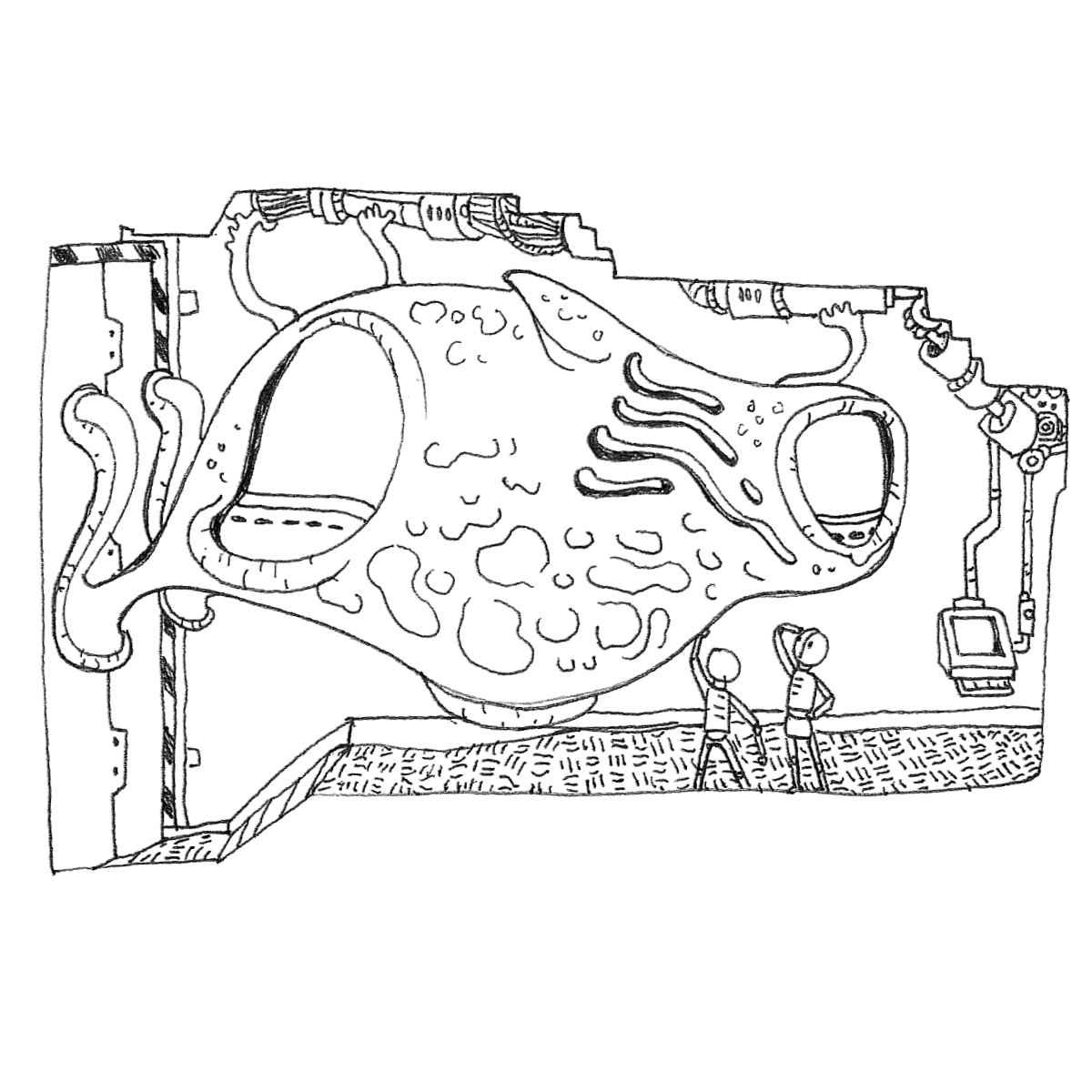 Day 71: A Strange Space Ship in the Docking Bay