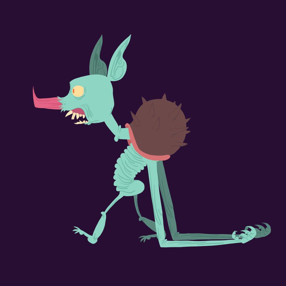 Purglagantor Galablani - monster of bumbling feet