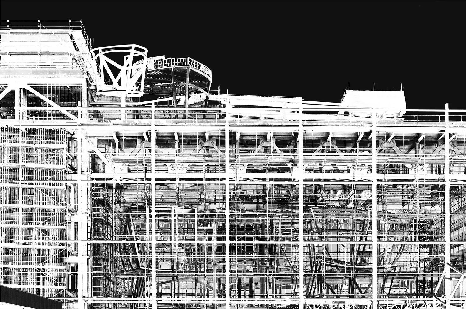 MATRIX 2, 2016NEW WORLD CENTER PHILHARMONIC STRUCTURE BY FRANK GHERYARCHIVAL PIGMENT PRINT ON COTTON RAG PAPERFRAMED, DATED AND SIGNED ON VERSOSIZES45 X 30 INCHES36 X 24 INCHES