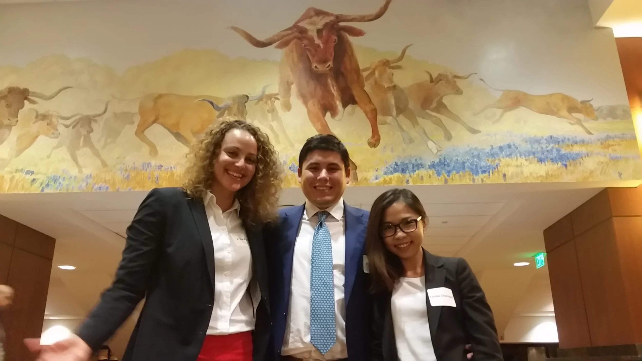 L-R: Erika Roby, Bryan Koch, Yanika Chanapol