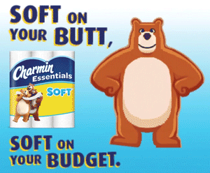 Charmin banner ad