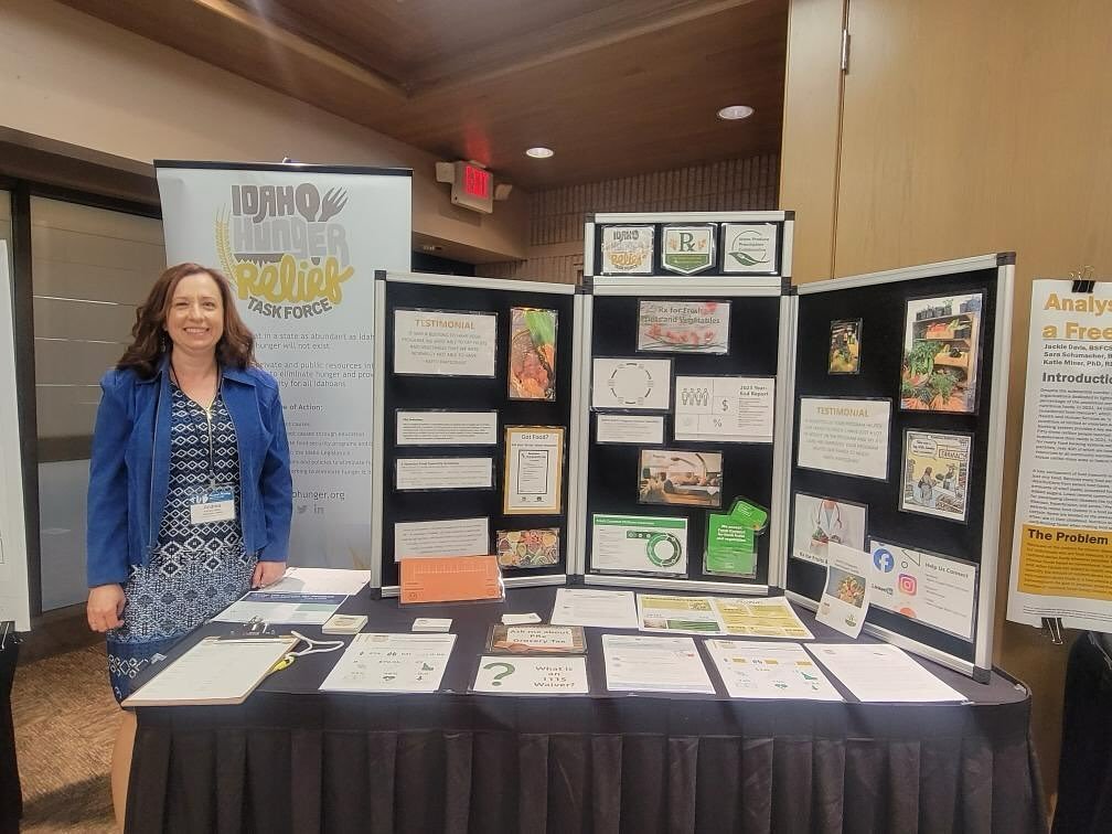 Last week our Produce Prescription Program Coordinator, Andrea, attended the Idaho Academy of Nutrition and Dietetics annual meeting where she showcased the work the Idaho Hunger Relief Task Force and our partners have been up to! 

#eatrightidaho #i