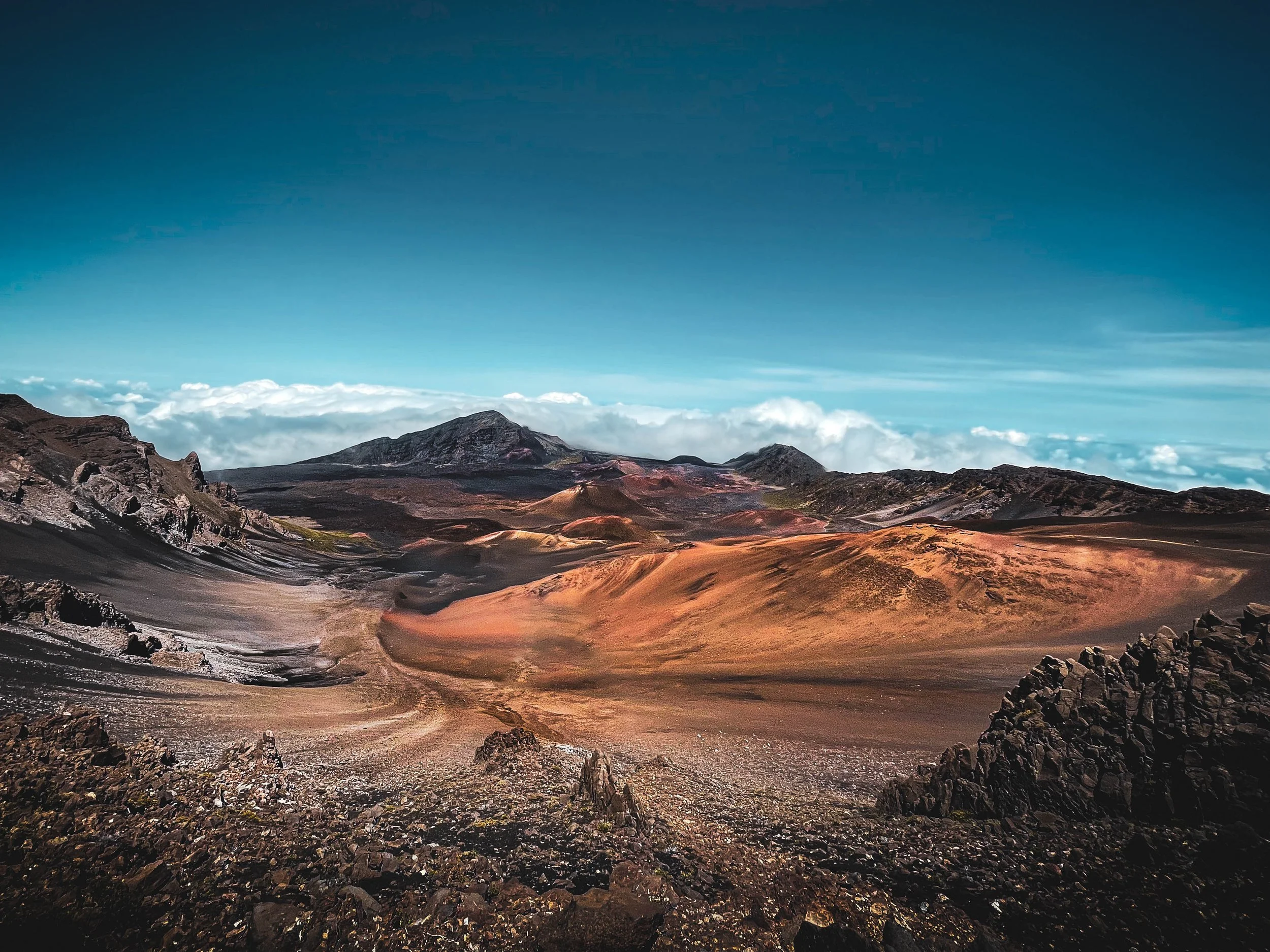 Pele’s Paint Pot spilled over Haleakalā, Maui. Photographer: Amanda Khoo