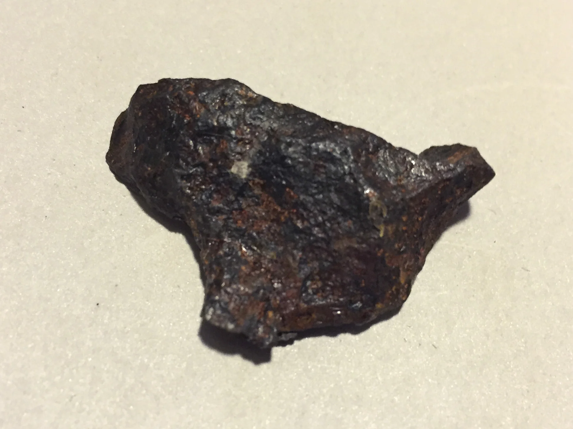 Iron meteorite - iron-nickel alloy