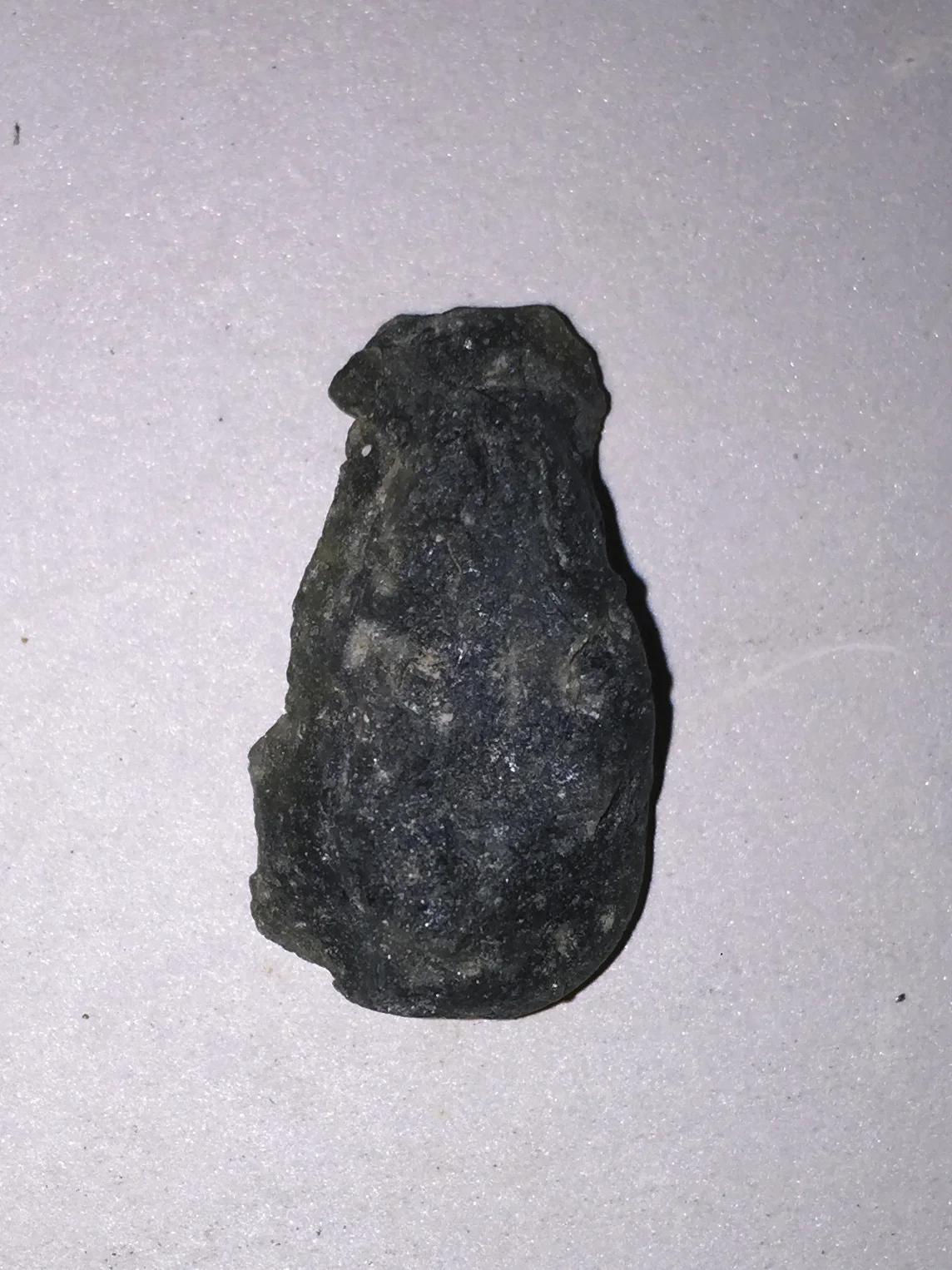 Tektite - from impact of meteorite - unknown origin