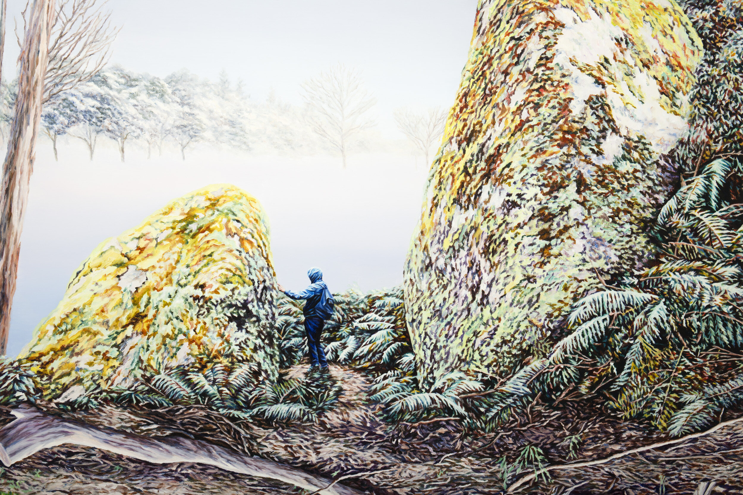 Between a Rock (detail) 199 x 148 cm Oil on linen