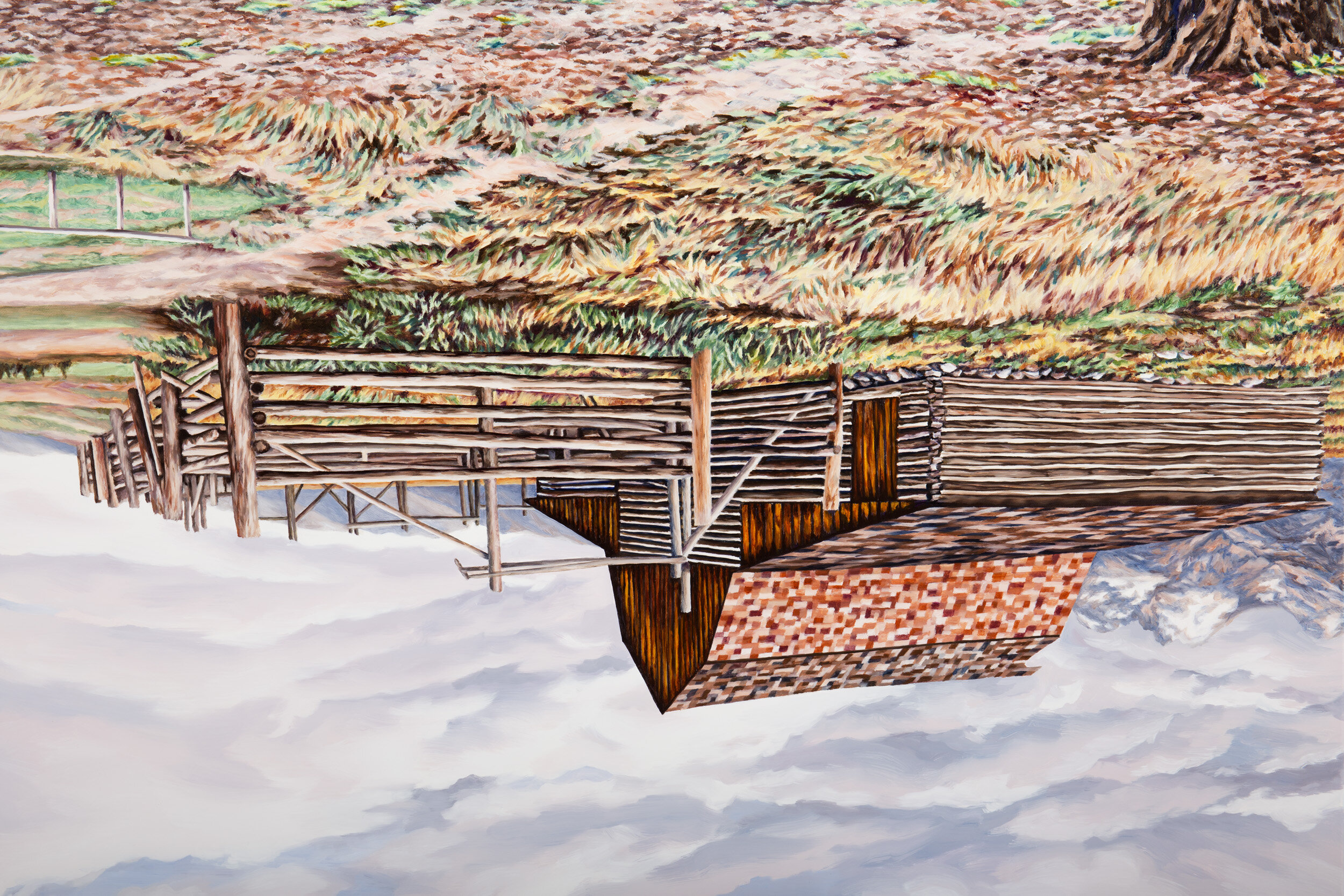 Deep Roots (detail) 138 x 199 cm Oil on linen