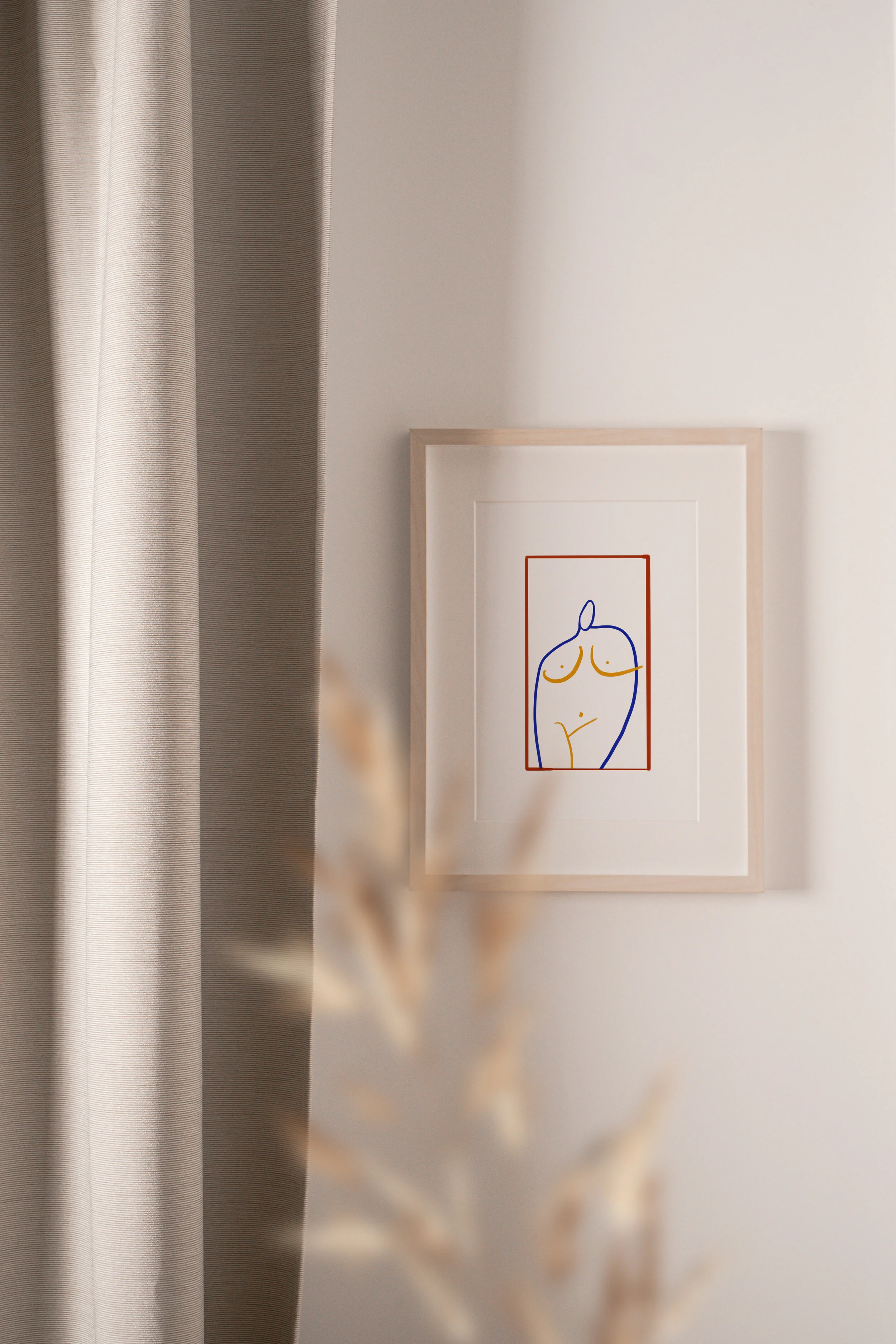 Lámina decorativa Colour Naked