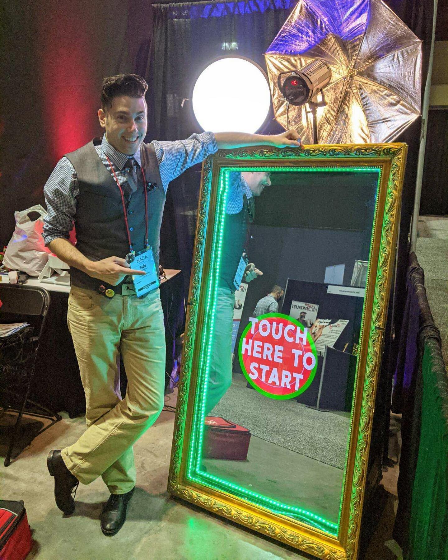 Hey #NACAne, are you the fairest one of all? 🪞 
Come to booth 216 with Rose Entertainment and ask how you can have your very own &ldquo;Day of Magic&rdquo; with me, lots of magic and tons of selfies! 🪄 📸 🪞 
.
#dayofmagic #magicmirror #iheartTodd 