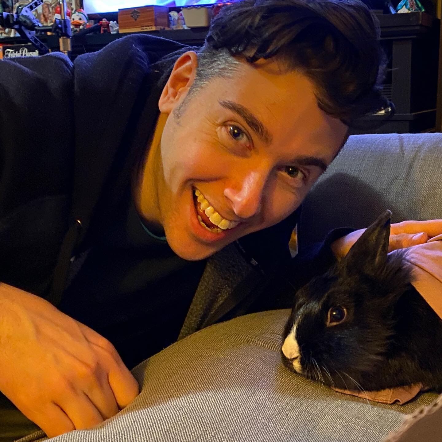 Happy #NationalPetDay and 3 year adoptaversary to the one and only #HarryTBunny! 🐰 🎩
.
#ForeverFriend #FureverFriend #bunny #rabbit #pet #petsofinstagram #pets #adoptdontshop #magician #iHeartTodd #bunniesofinstagram #rabbitsofinstagram #🐇