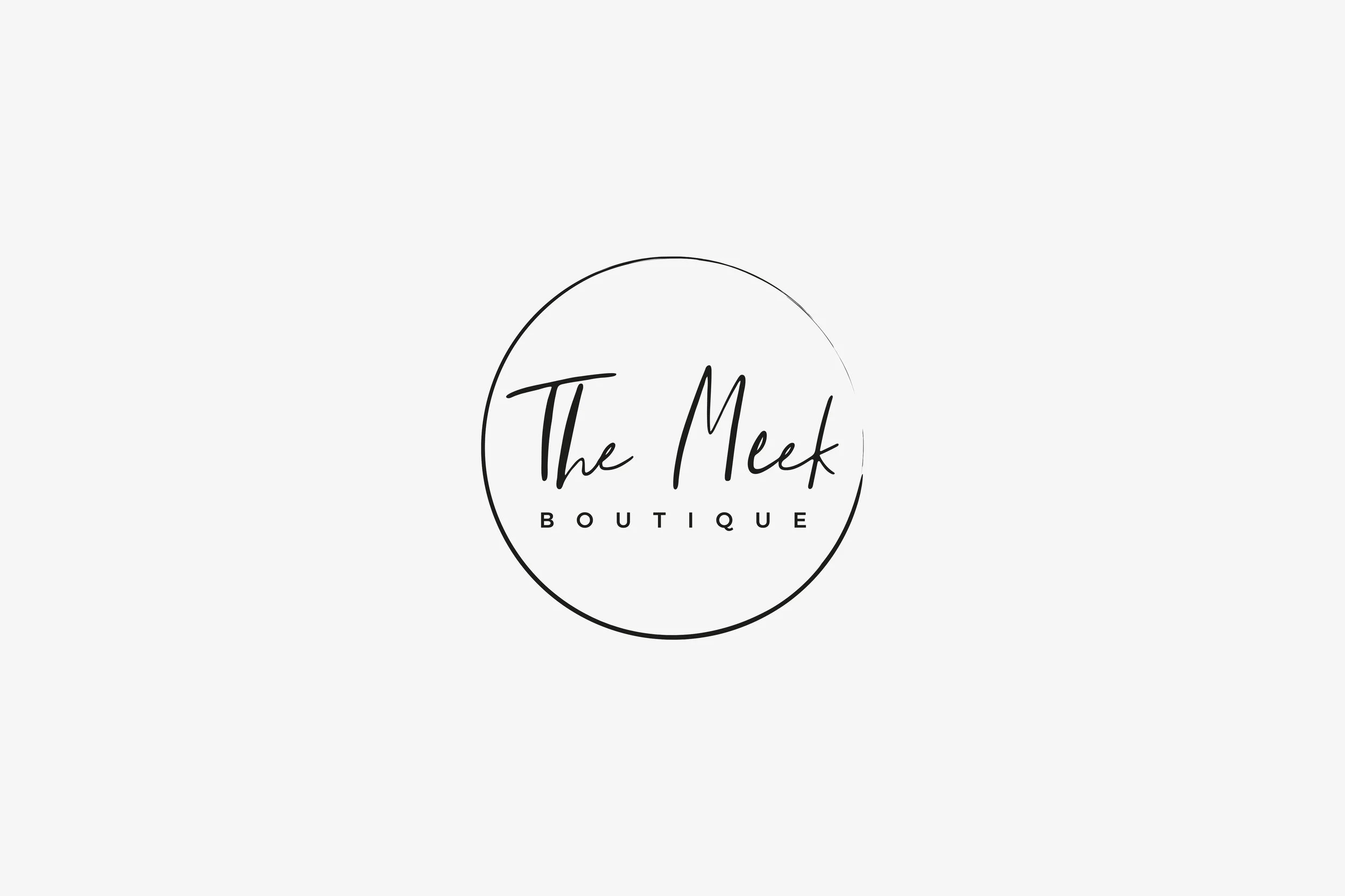 Logo design agency for The Meek Boutique, Tunbridge Wells, Kent