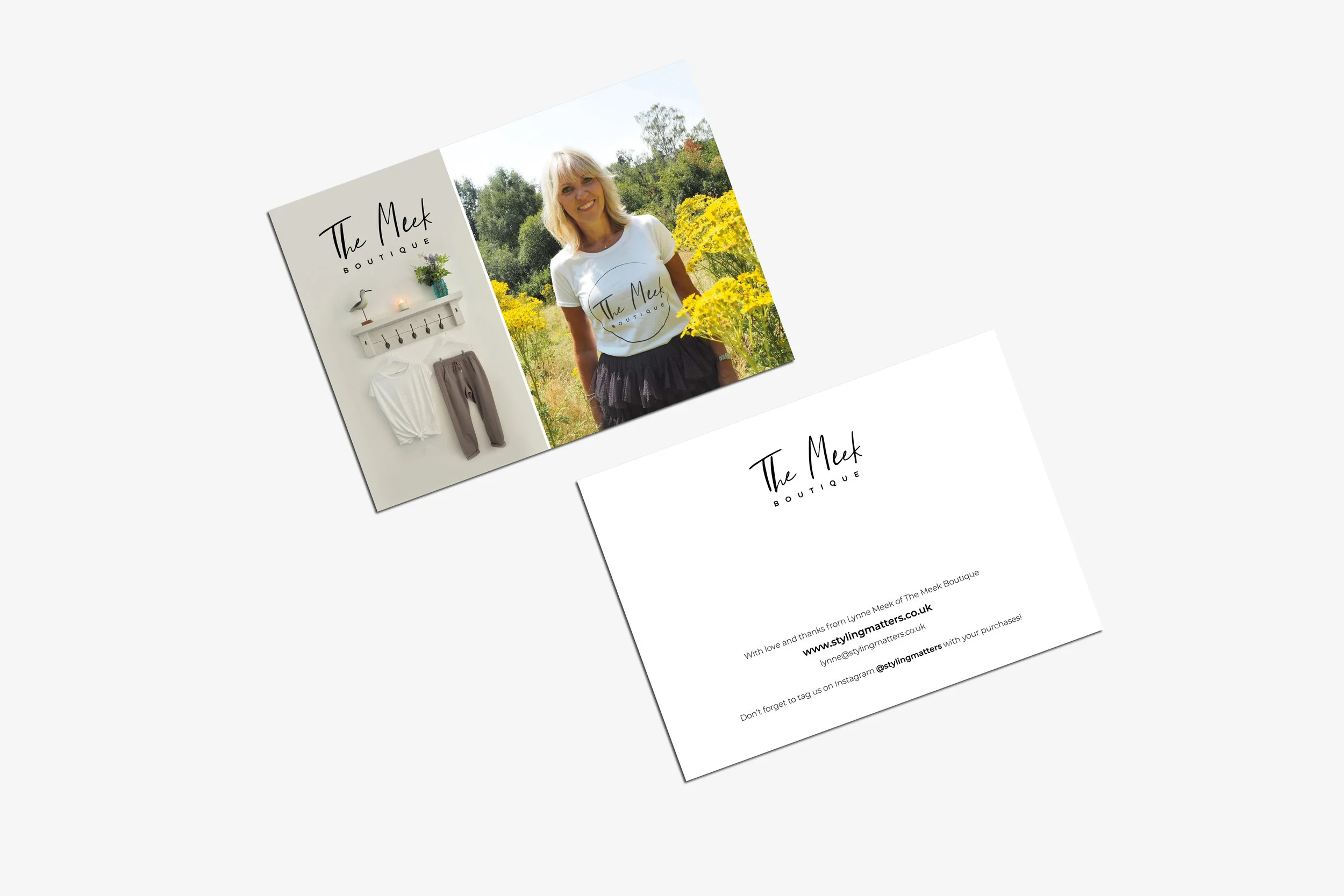 Brand agency for The Meek Boutique, Tunbridge Wells, Kent