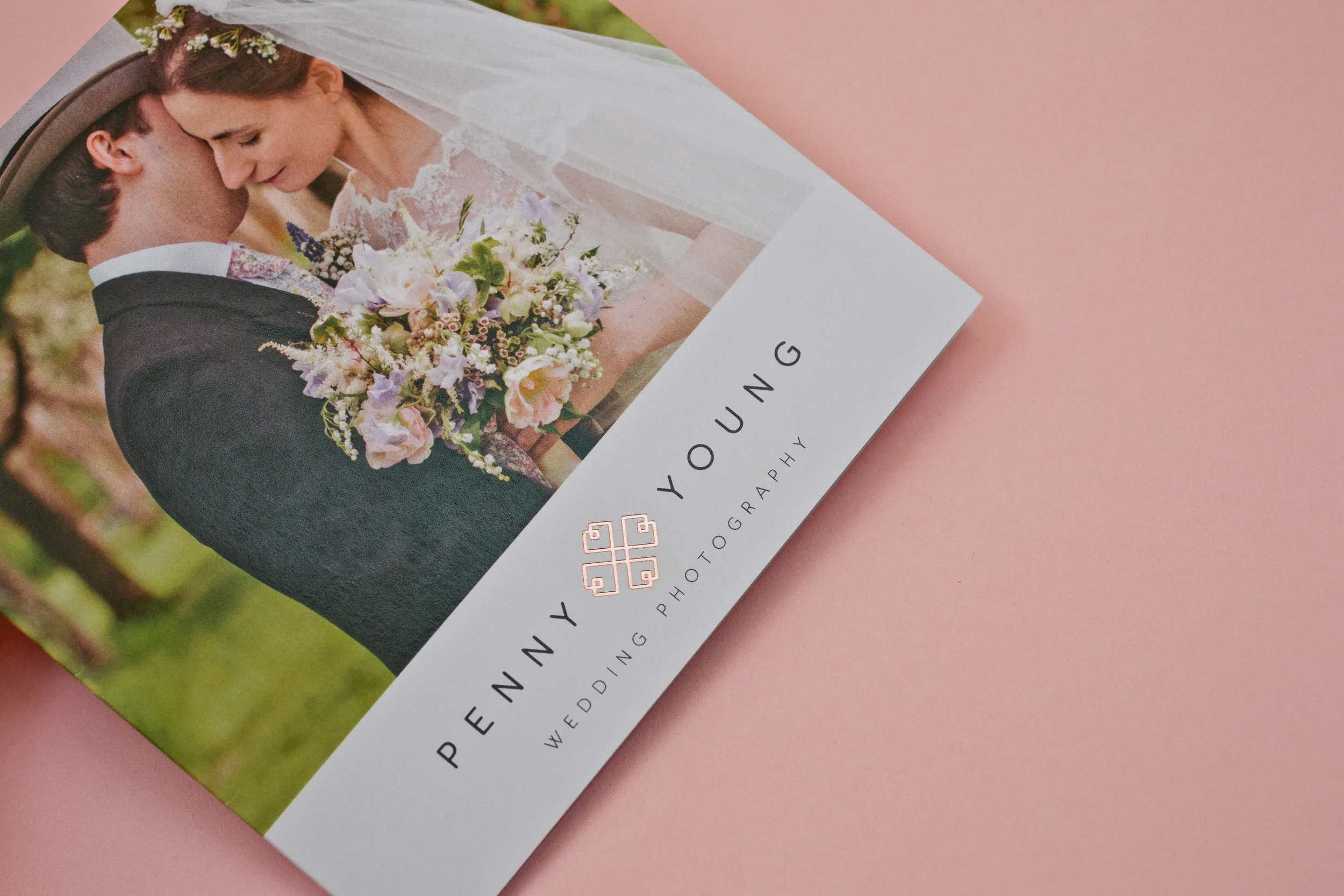 Digital print management agency for Penny Young Photography, Tonbridge, Kent, using special foil finish