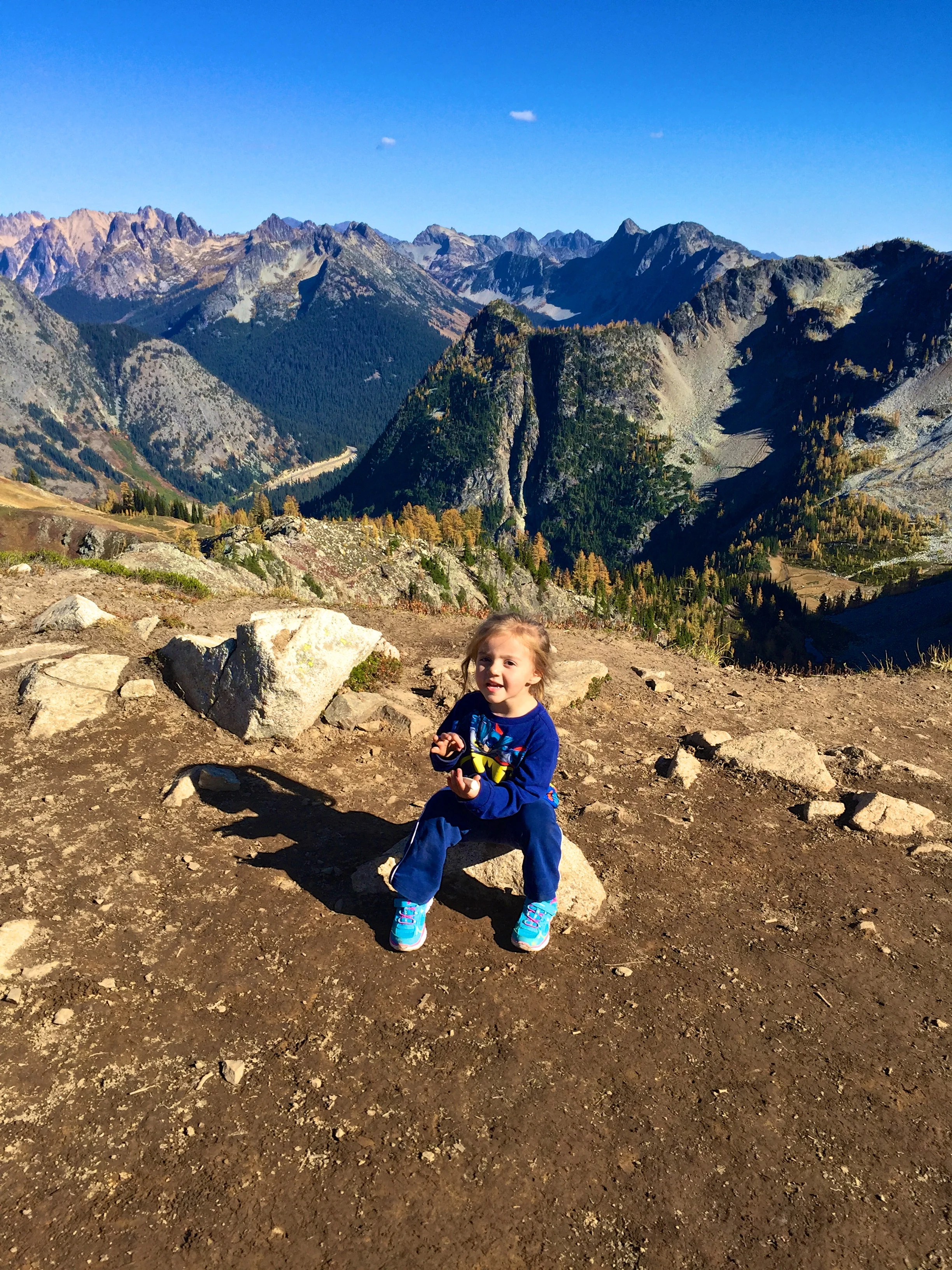 Maple Pass Loop with a 2-year Old