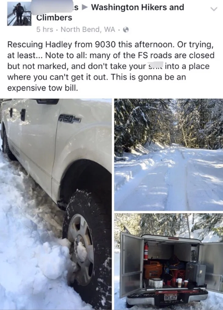 Social Media Group Helps Rescue Stuck Hikers... Sort of!