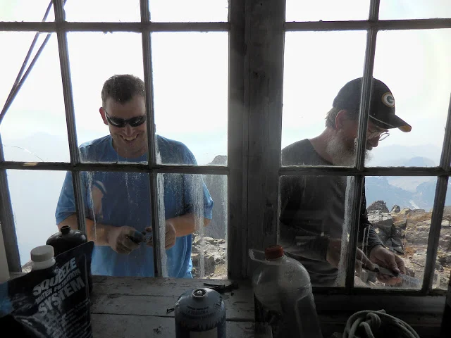 Working on the Tree Fingers Lookout