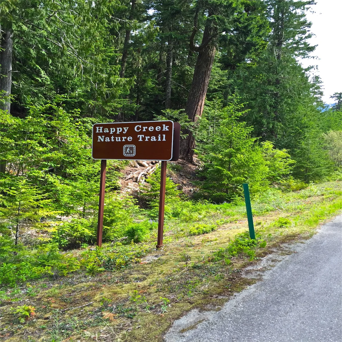 This is the sign on Highway 20