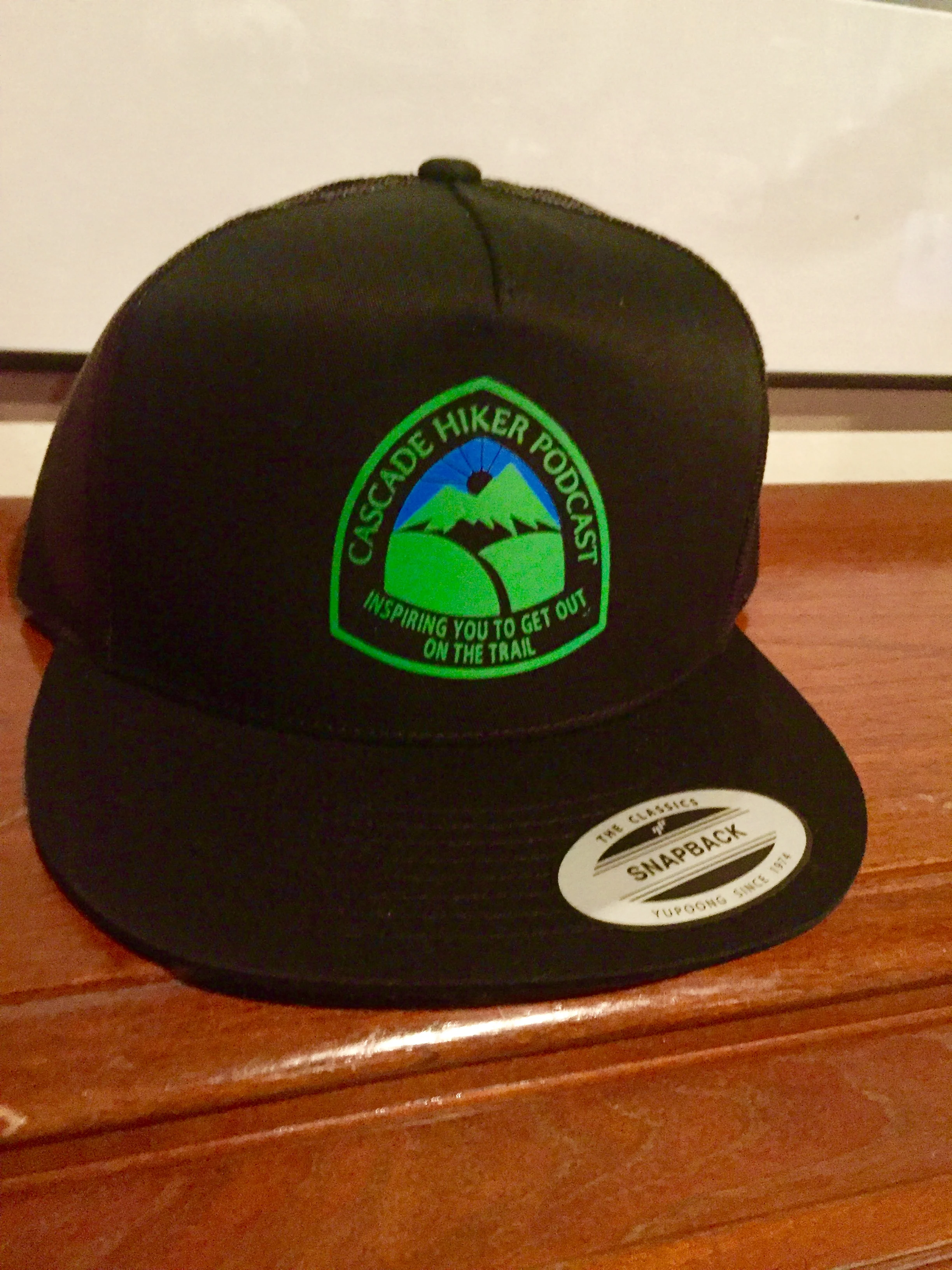 Black Cascade Hiker Podcast Hat