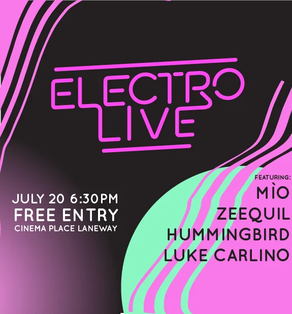 Promotional materials and identity design for Electro Live