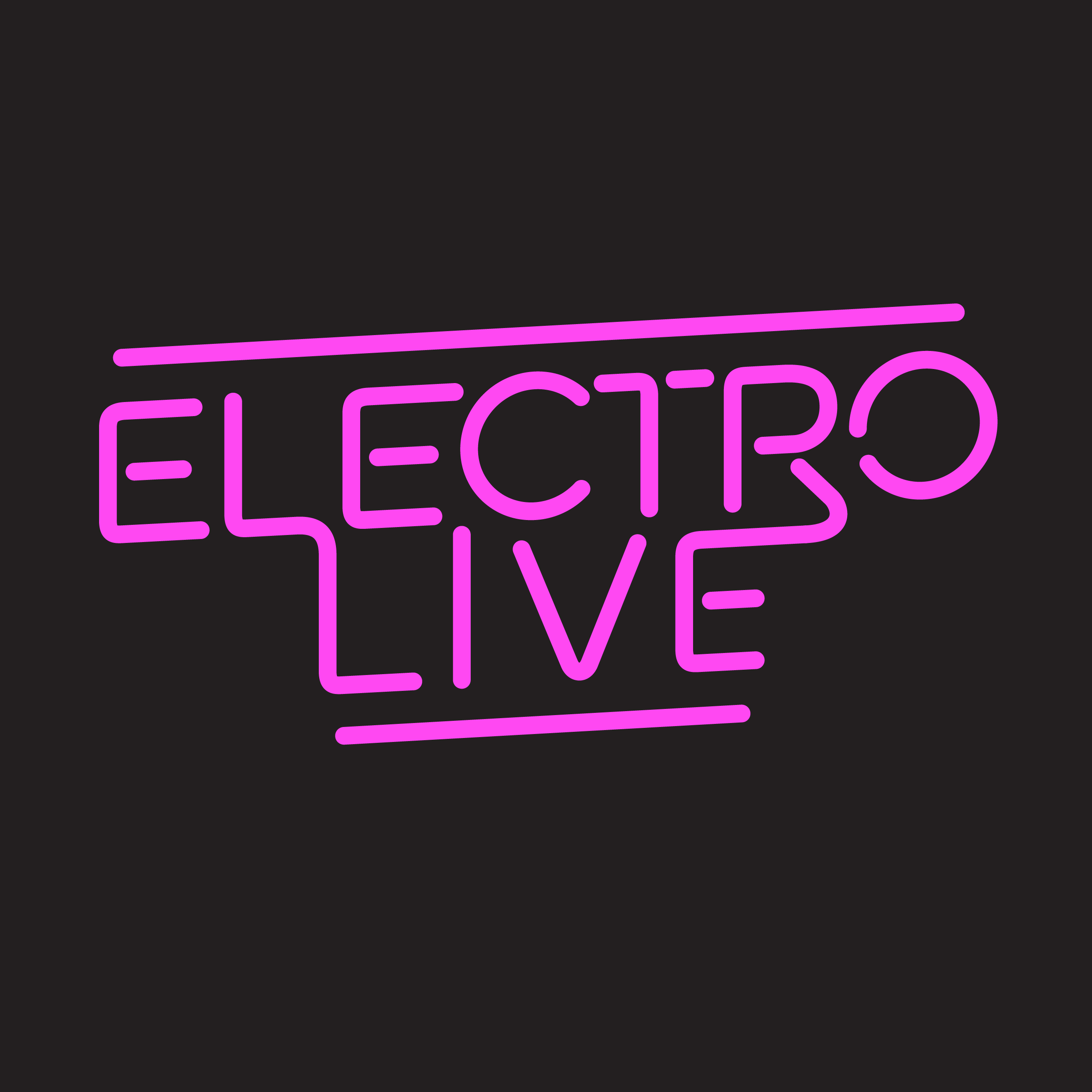 Logo design for music event, Electro Live