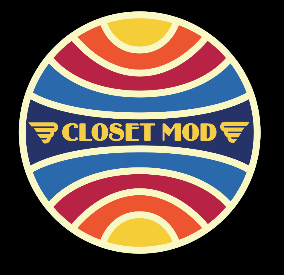 Embroidered patch designed for clothing brand, Closet Mod